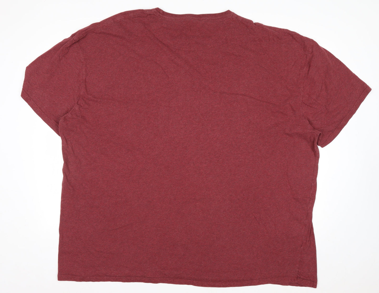 Raging Bull Men's 5XL Red Organic Cotton Crew Neck T-Shirt