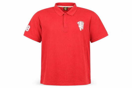 Manchester United Men's Red Cotton Polo Shirt XL
