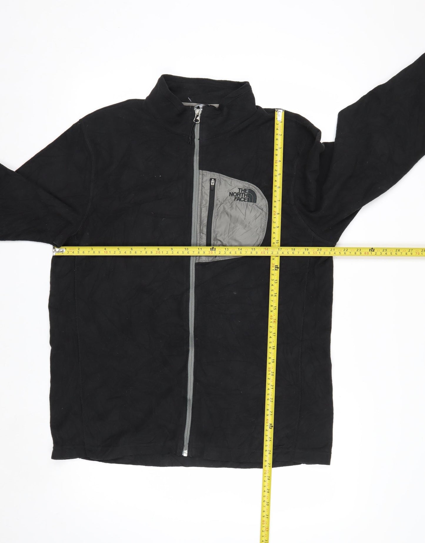 The North Face Mens Black Fleece Full Zip Sweatshirt Size L