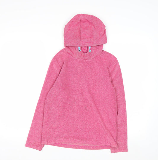 Mountain Warehouse Girls Pink Pullover Fleece Hoodie 11-12 Years
