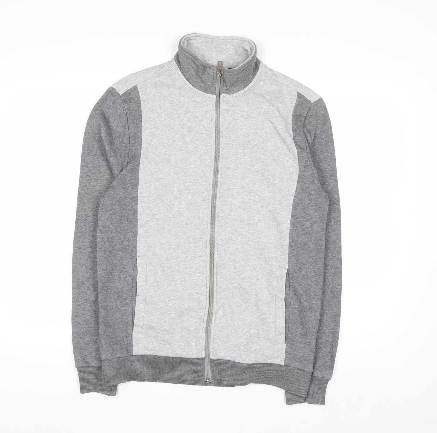 Calvin Klein Men's Grey Full Zip Sweatshirt Size S