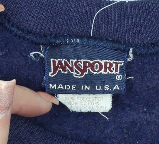 JanSport Mens Blue XL Pullover College PENN Logo Sweatshirt