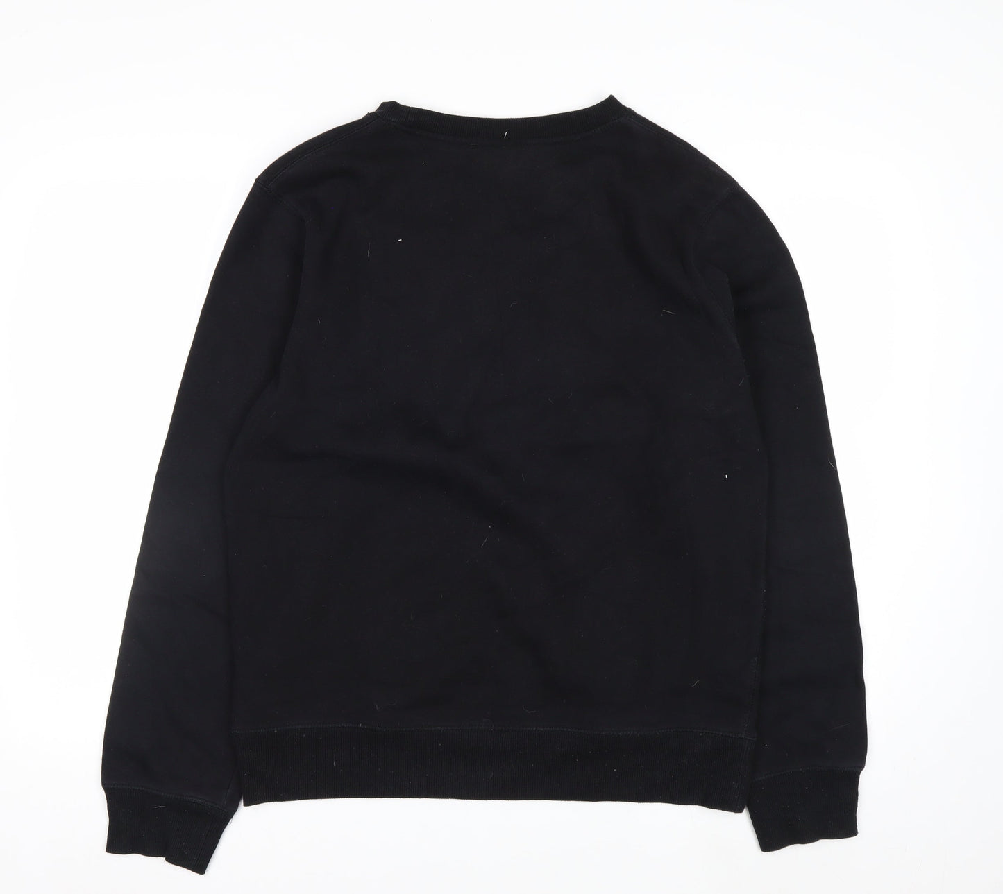 Champion Men's Black Small Pullover Sweatshirt Logo Fleece
