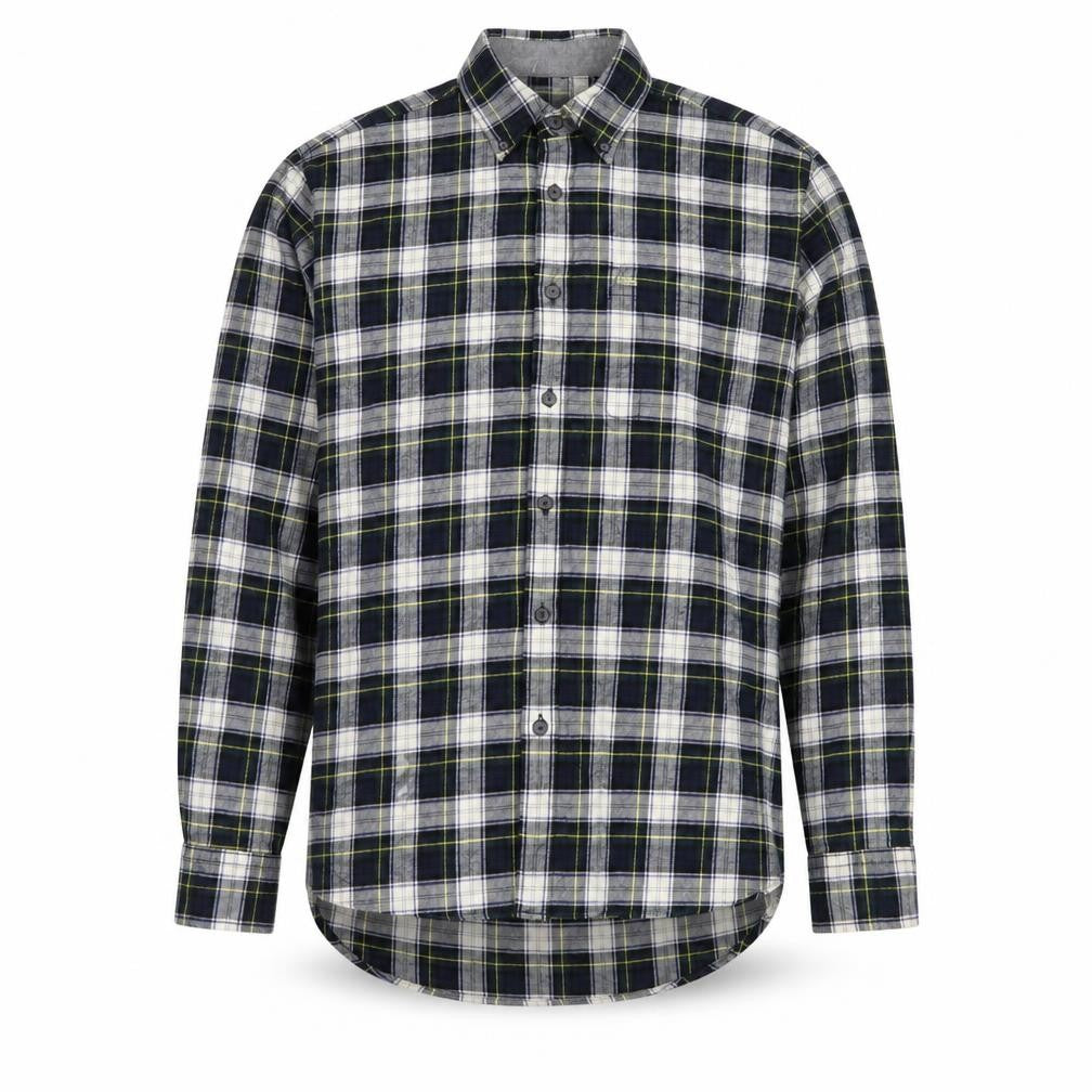 Eddie Bauer Men's Blue Long Sleeve Check Flannel Shirt Size L