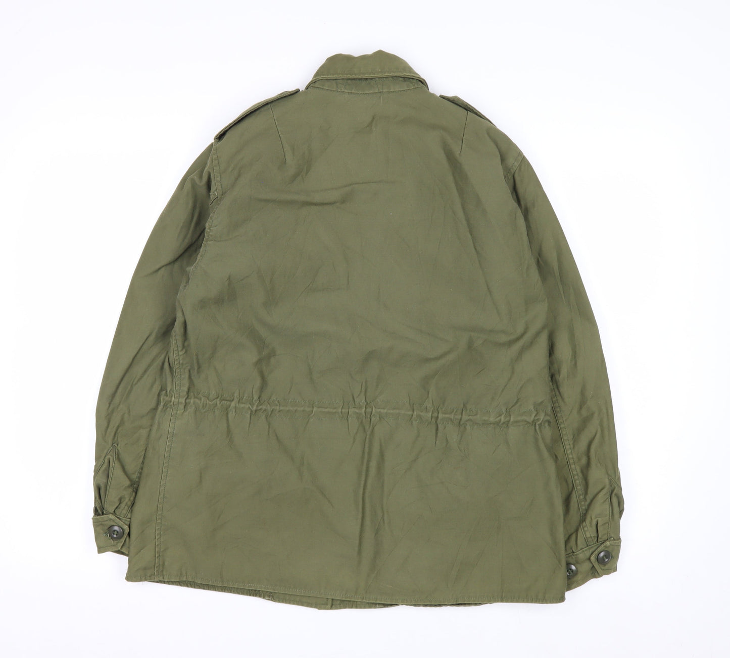 WYNN Industries Women’s Green Military Field Jacket Size 12 Regular Cotton Nylon