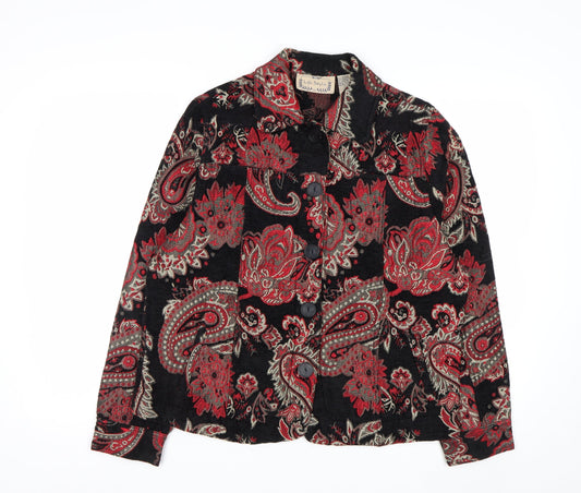 Life Style Women's Multicoloured Paisley Jacket L Bohemian Retro Style