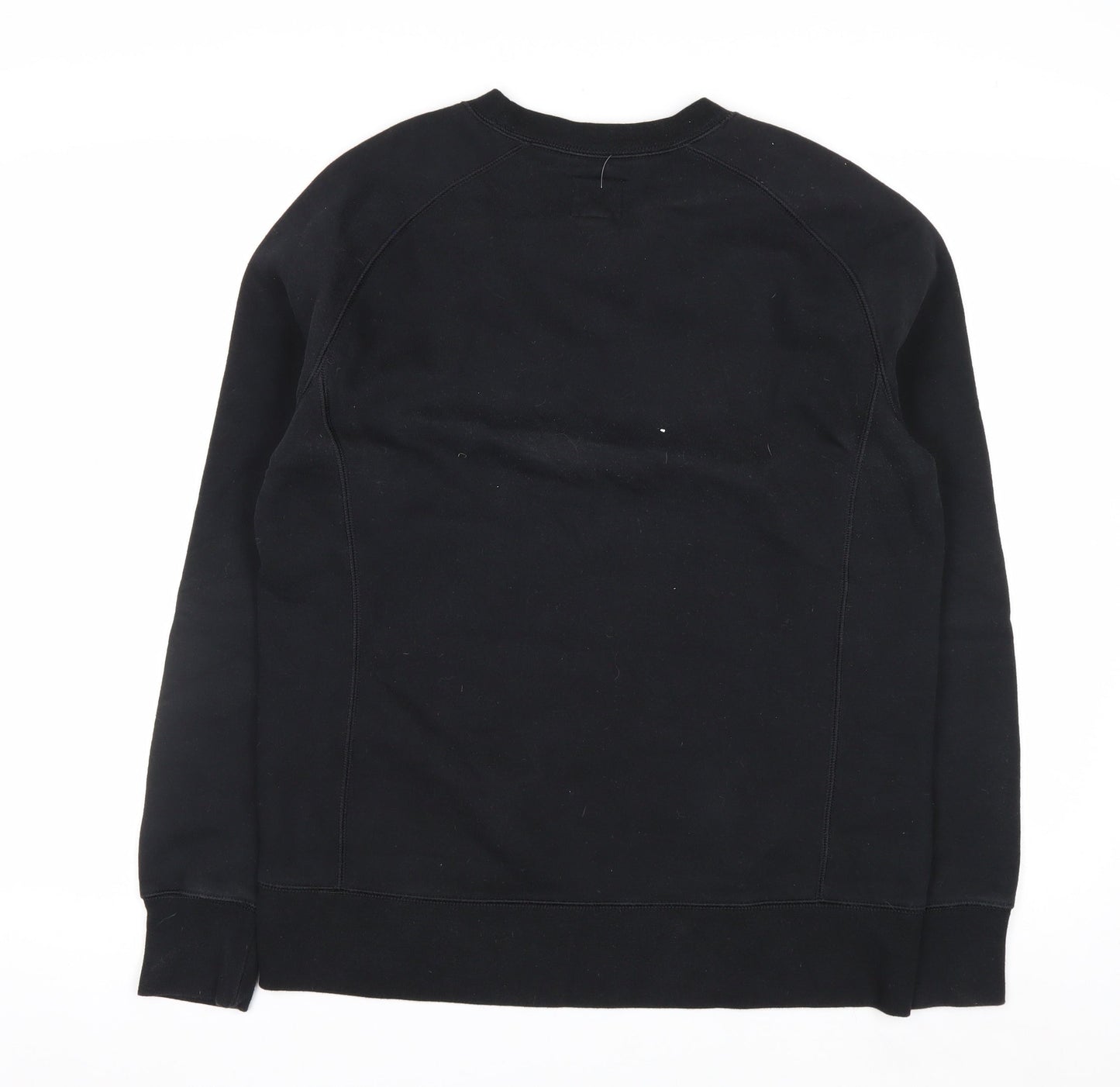 Champion Women's Black Small Pullover Sweatshirt Logo Cotton Blend
