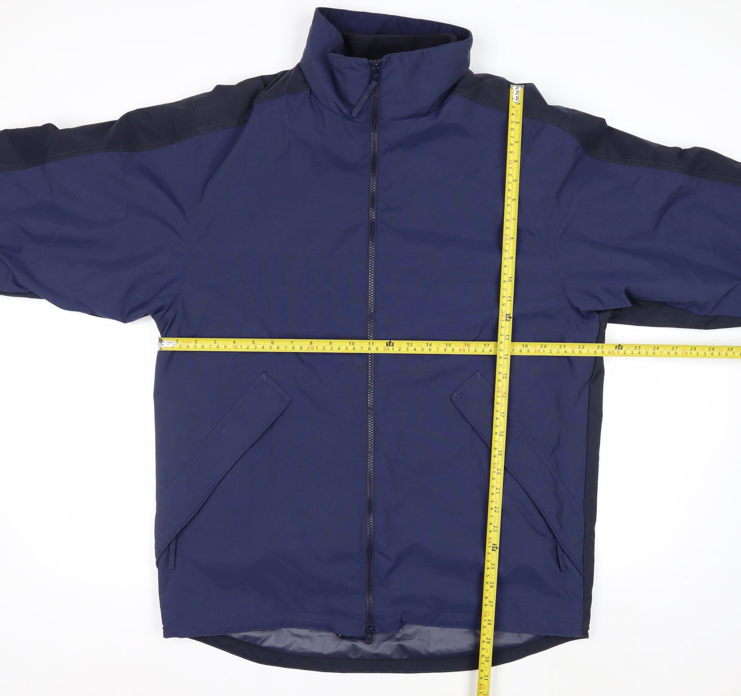 Roots Jeans Men's Blue Full Zip Lightweight Polyester Jacket Size S