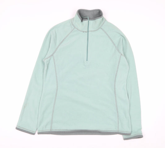 Mountain Warehouse Womens Blue Fleece Pullover Sweatshirt UK 12