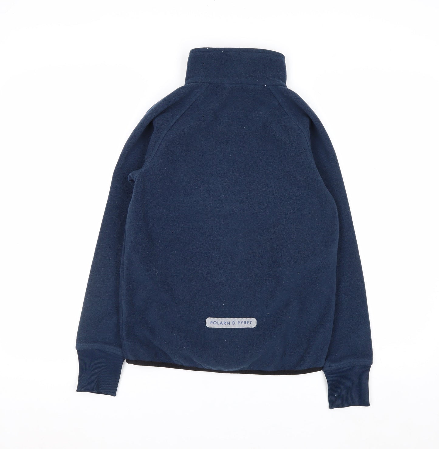Polarn O. Pyret Boys Blue Full Zip Fleece Sweatshirt 9-10 Years