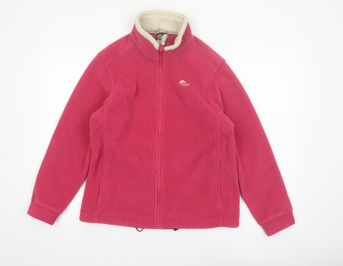 Lowe Alpine Women's Pink Fleece Jacket Size S Outdoor Full Zip