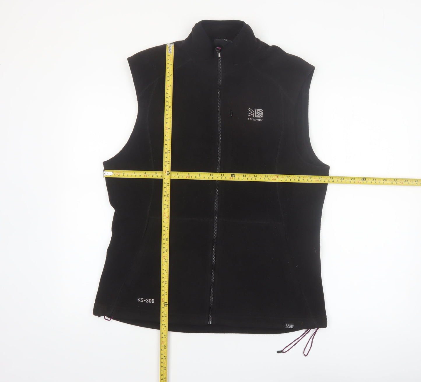 Karrimor Women's Black Fleece Bodywarmer Waistcoat Size 14