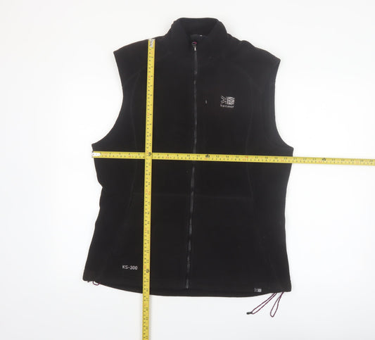 Karrimor Women's Black Fleece Bodywarmer Waistcoat Size 14