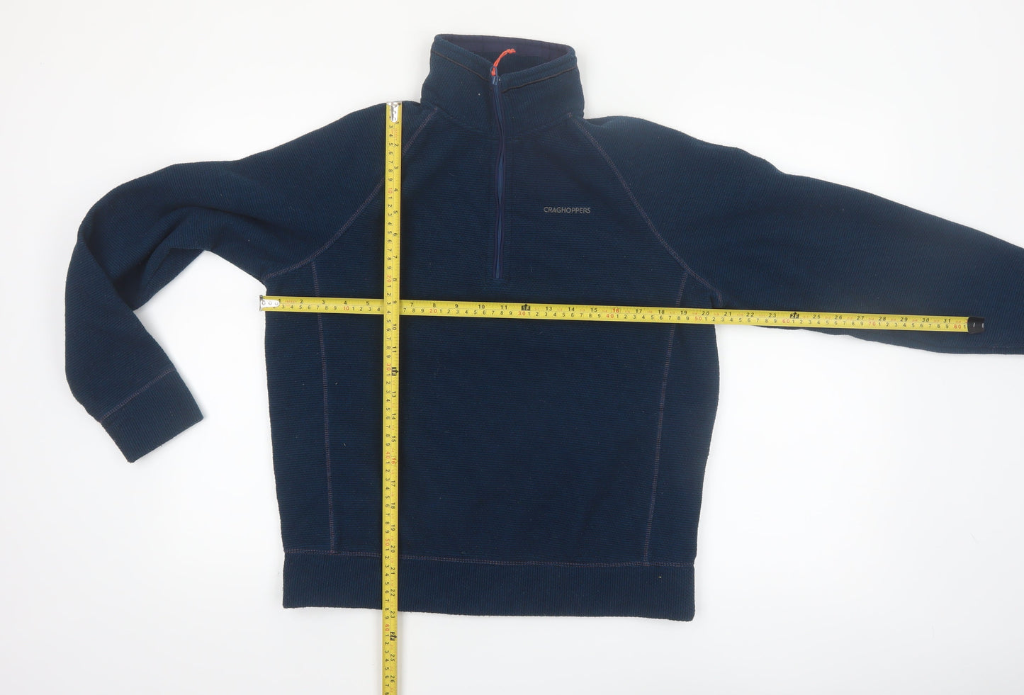 Craghoppers Men’s Blue 1/4 Zip Fleece Sweatshirt Size S