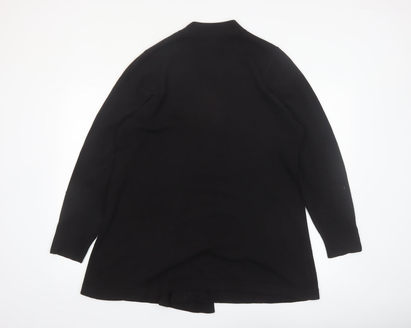Marks and Spencer Women Black Size 22 Acrylic Cardigan Jumper