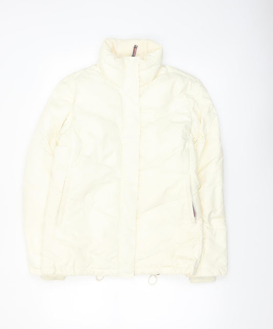 Tommy Hilfiger Women's Ivory Down Puffer Jacket Size S