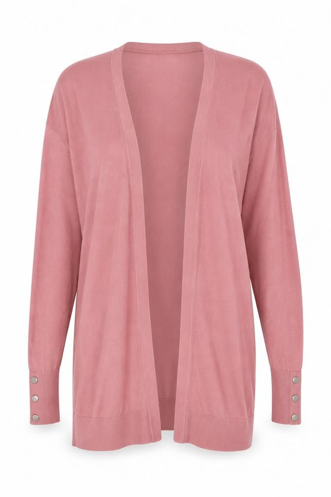 Dorothy Perkins Women’s Pink Long Sleeve Open Cardigan UK 12