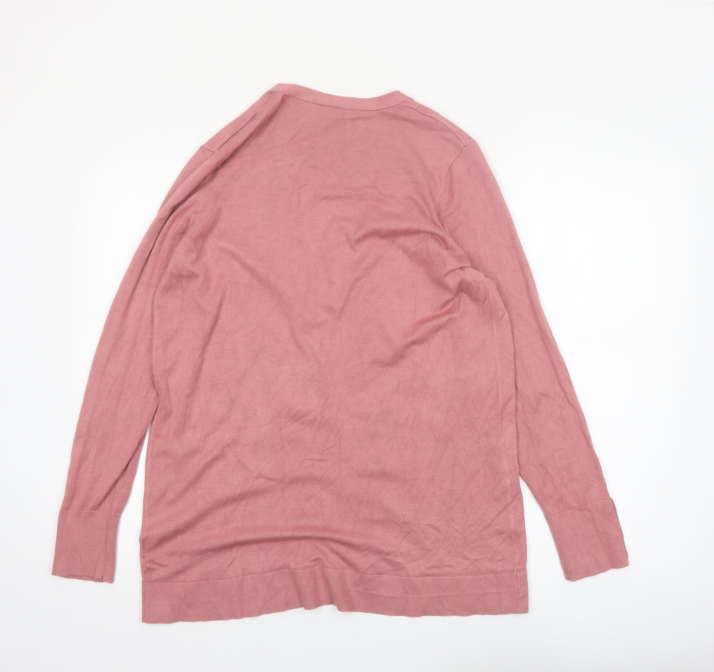Dorothy Perkins Women’s Pink Long Sleeve Open Cardigan UK 12
