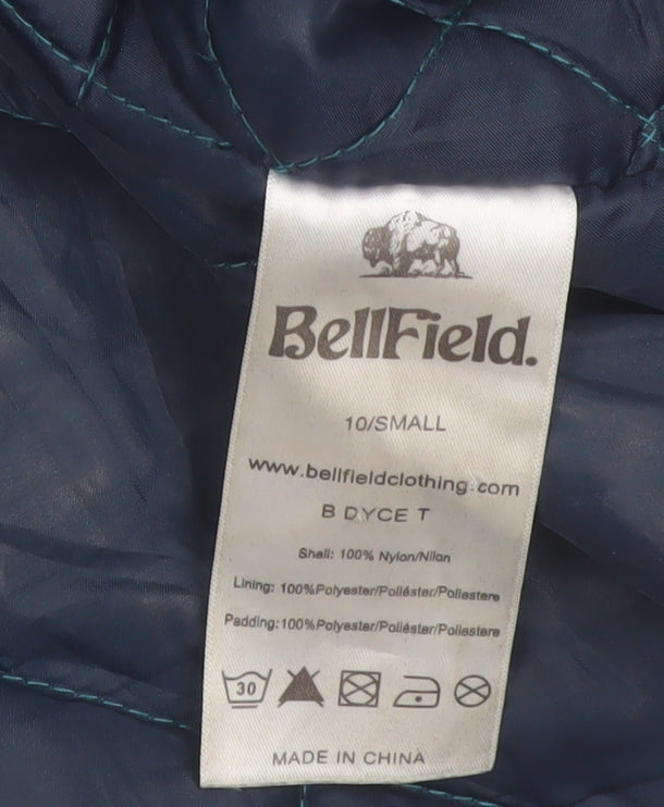 Bellfield Womens Blue Fur Hooded Parka Jacket Size 10
