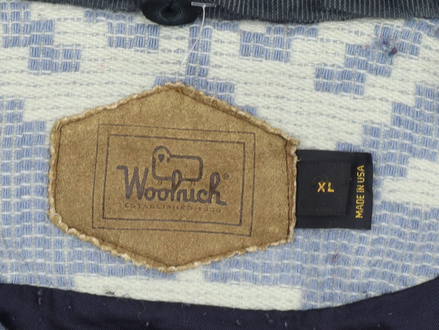 Woolrich Men's Multicoloured Aztec Wool Jacket XL