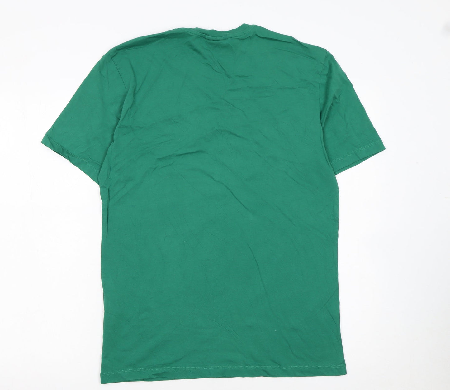 Marks and Spencer Men’s Green Small Euro 2016 Graphic Cotton T-Shirt