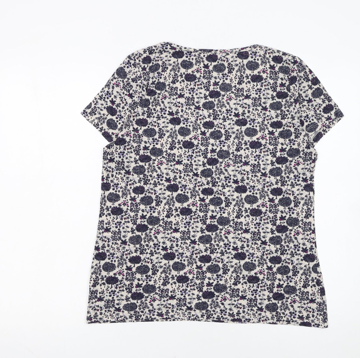Marks and Spencer Women’s Floral Short Sleeve Jersey Top Size 14
