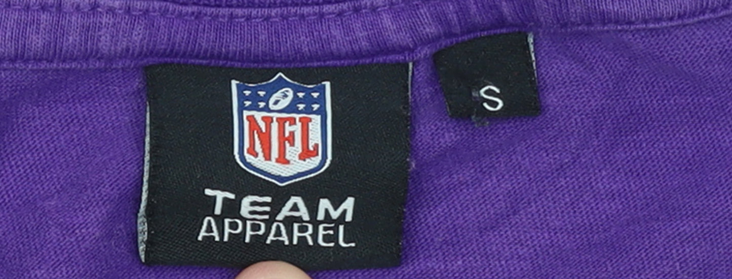 NFL Team Apparel Men's Purple Vikings 61 T-Shirt Small Sports Style