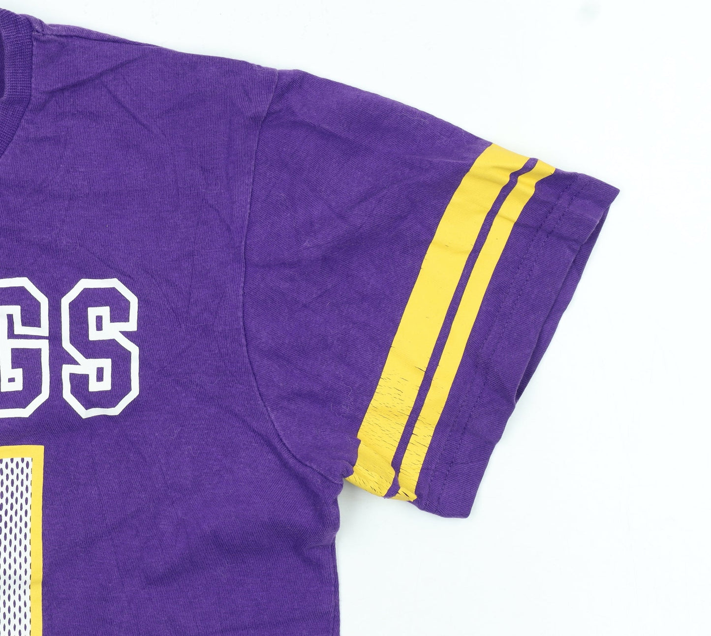 NFL Team Apparel Men's Purple Vikings 61 T-Shirt Small Sports Style