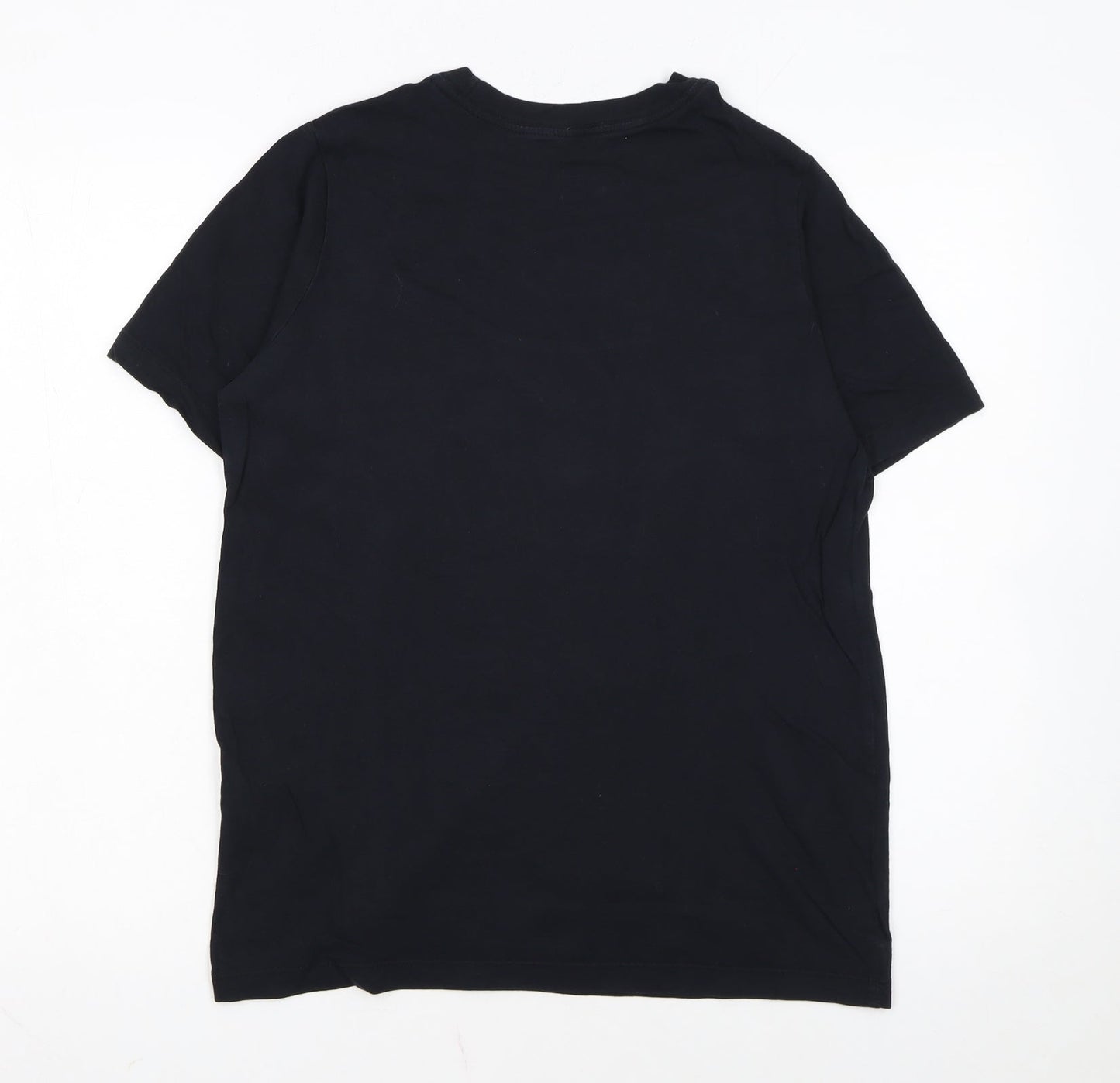 Nike Boys Black XL T-Shirt Short Sleeve Crew Neck Sports Cotton Tee