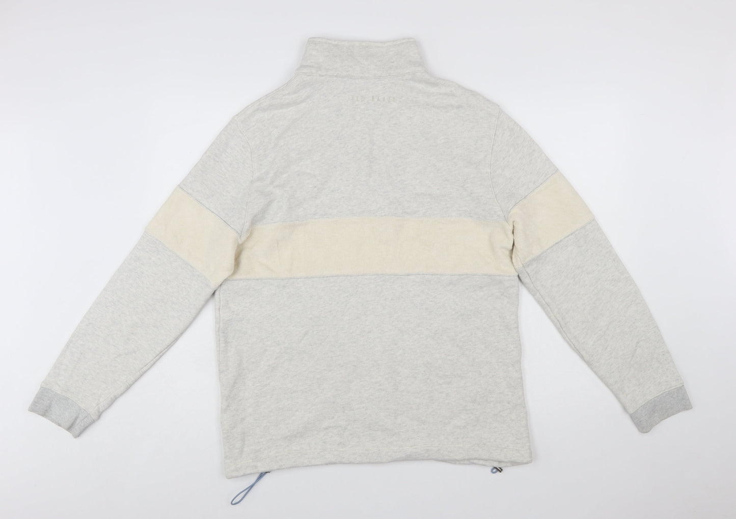 Ted Baker Men's Grey 1/2 Zip Cotton Sweatshirt Size L