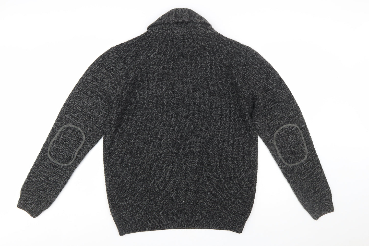 Next Men's Grey Chunky-Knit Pullover Jumper Size L