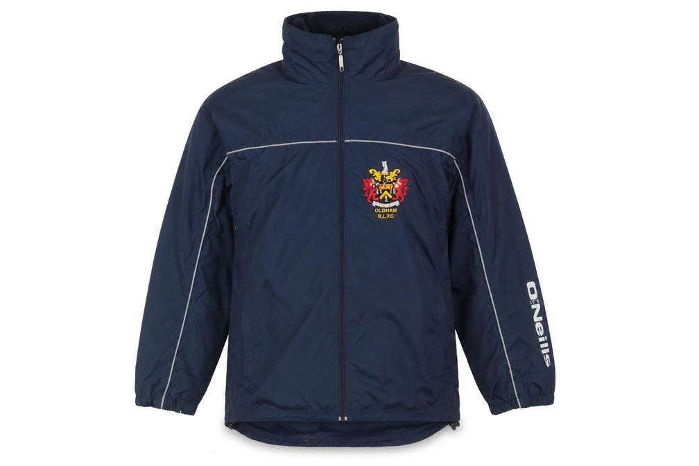 O'Neill Boys Blue 13-14 Years Windbreaker Jacket Oldham RLFC Polyester