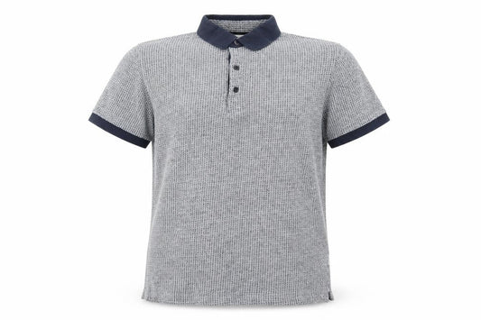 Peter Werth Men's Blue Short Sleeve Cotton Polo Shirt Size M