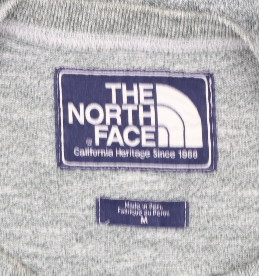 The North Face Men's Grey Cotton Pullover Sweatshirt Size M