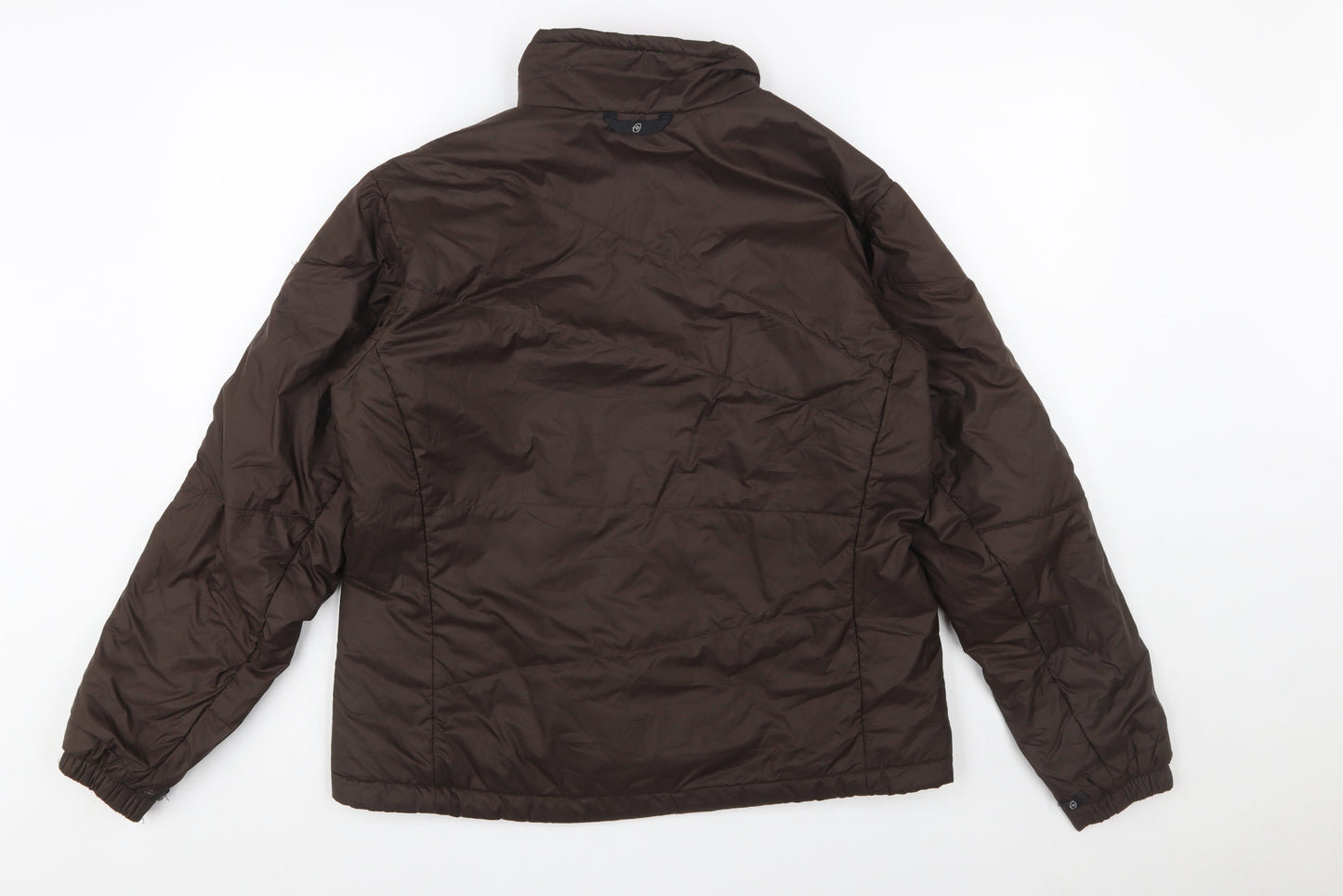 Columbia Women Brown Puffer Jacket L Insulated Winter Coat