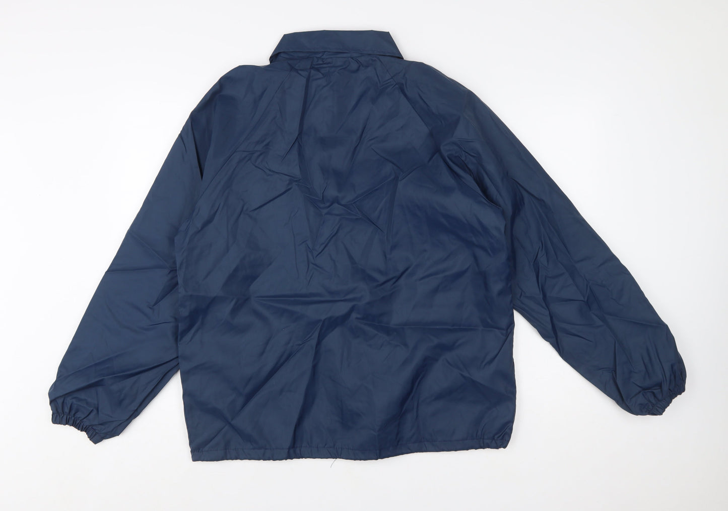 Cardinal Men's Blue Nylon Windbreaker Jacket Size M Lightweight