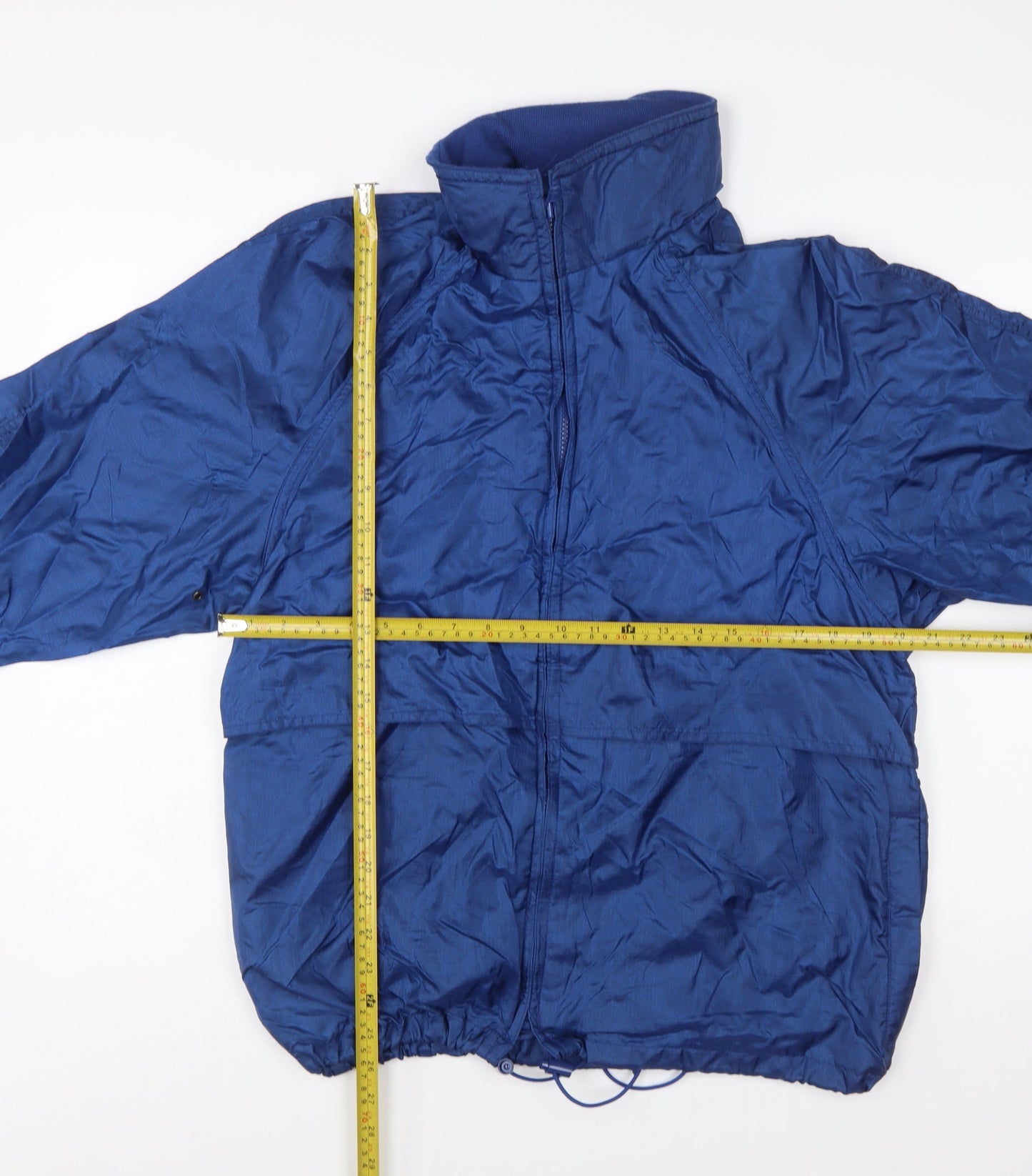 Eddie Bauer Men's Blue Windbreaker Jacket Size M Lightweight Nylon