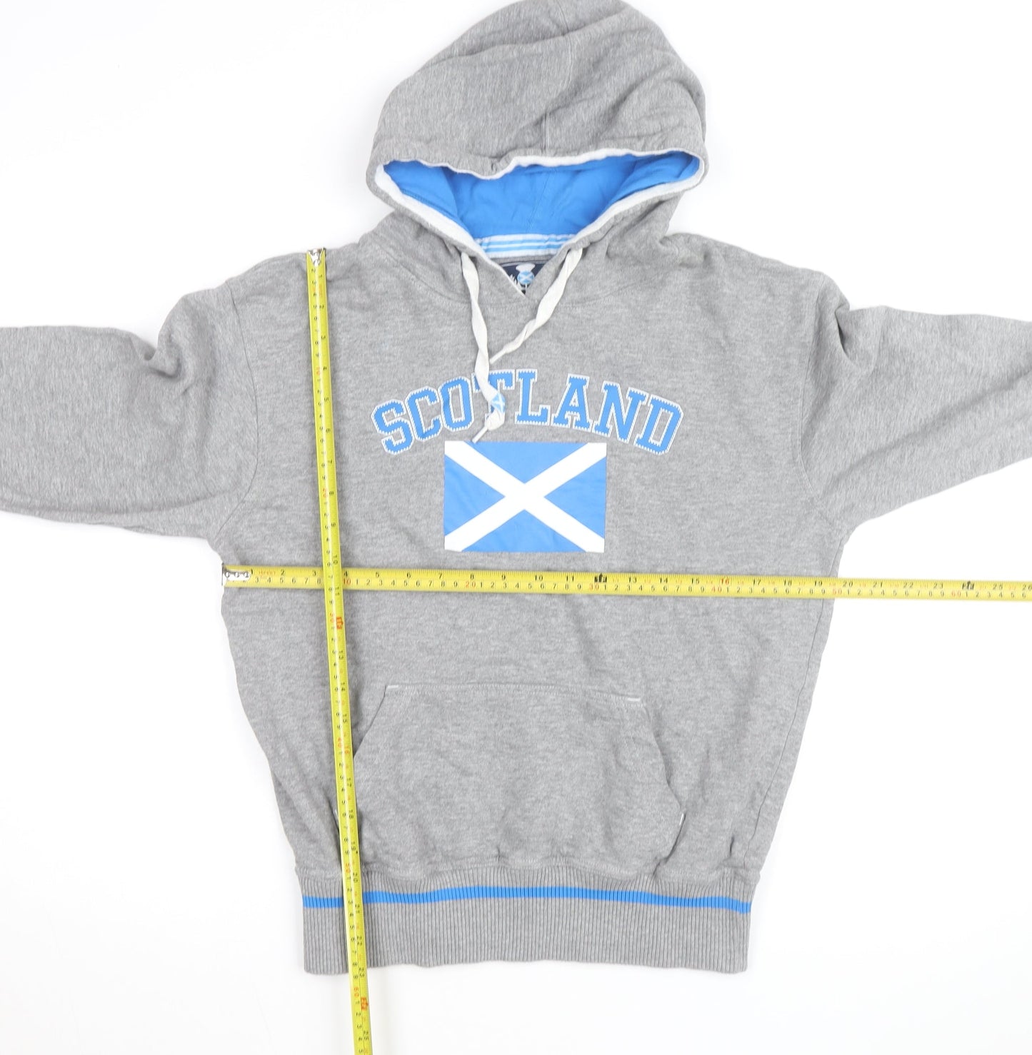 Scotland Official Merchandise Men's Grey Pullover Hoodie Medium