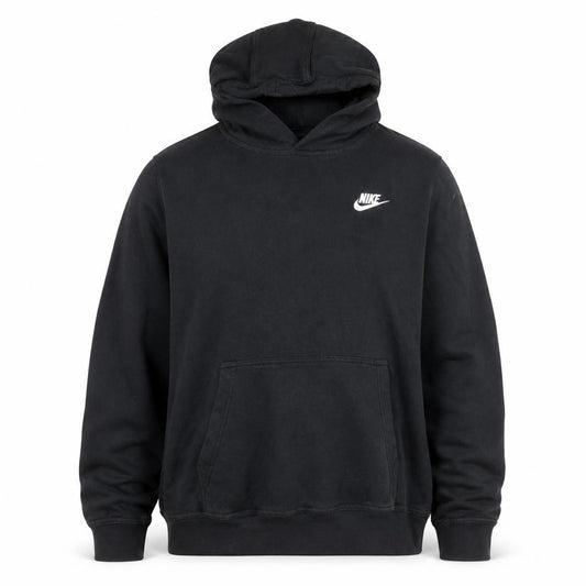 Nike Men Black Pullover Hoodie Medium Fleece Sportswear