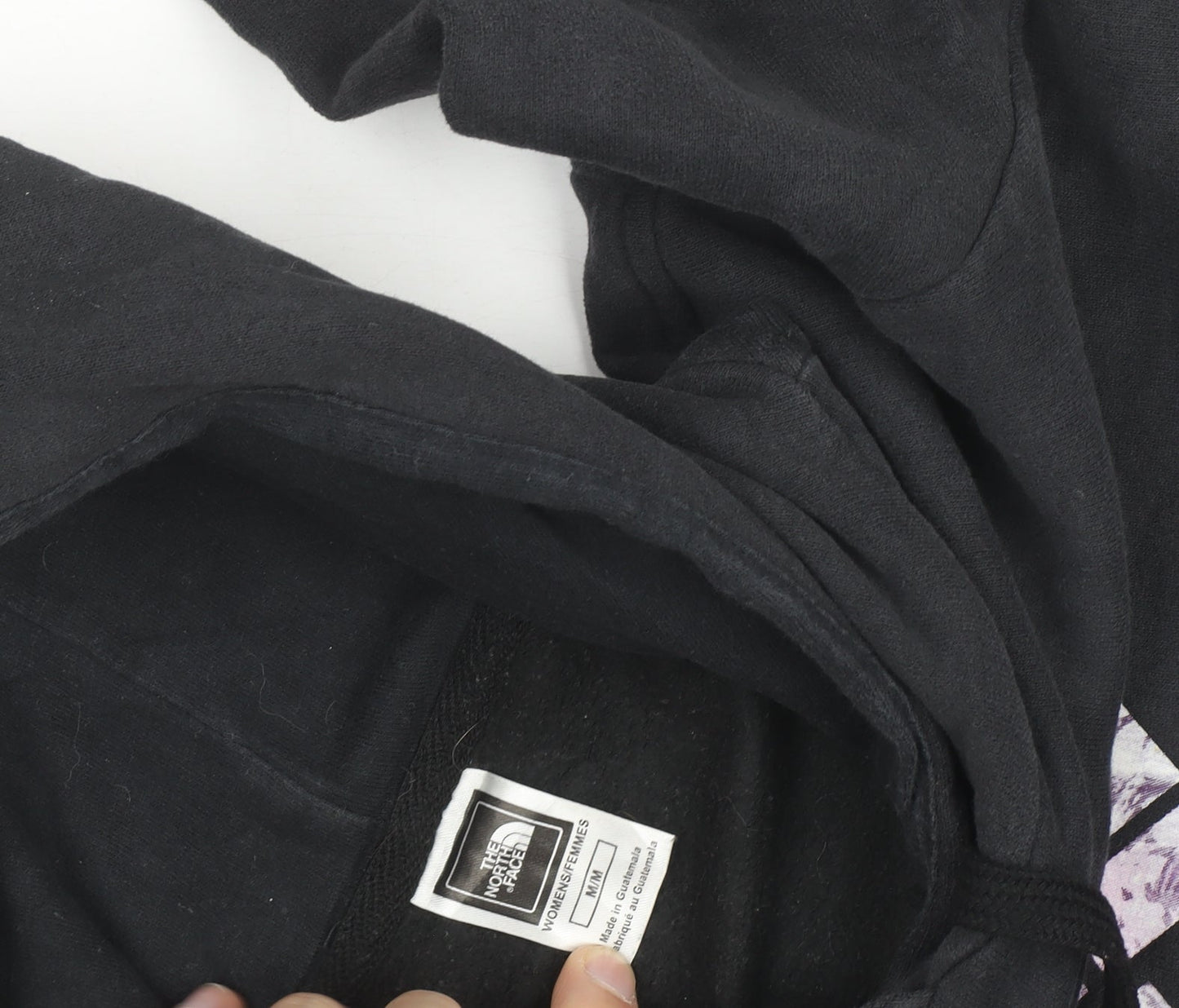 The North Face Women's Black Pullover Hoodie Size M Graphic Logo
