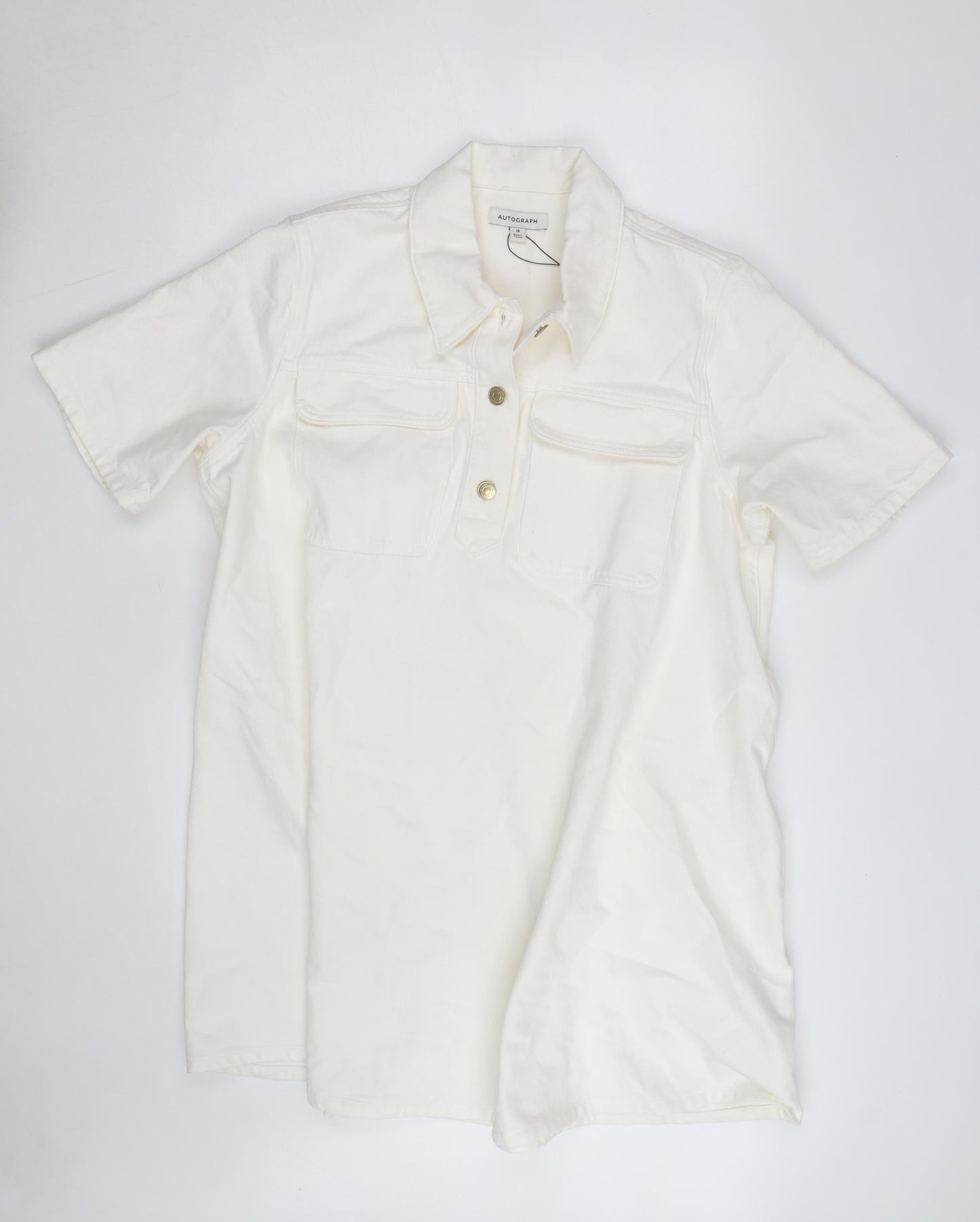 Marks and Spencer Women’s Ivory Size 18 Shirt Dress