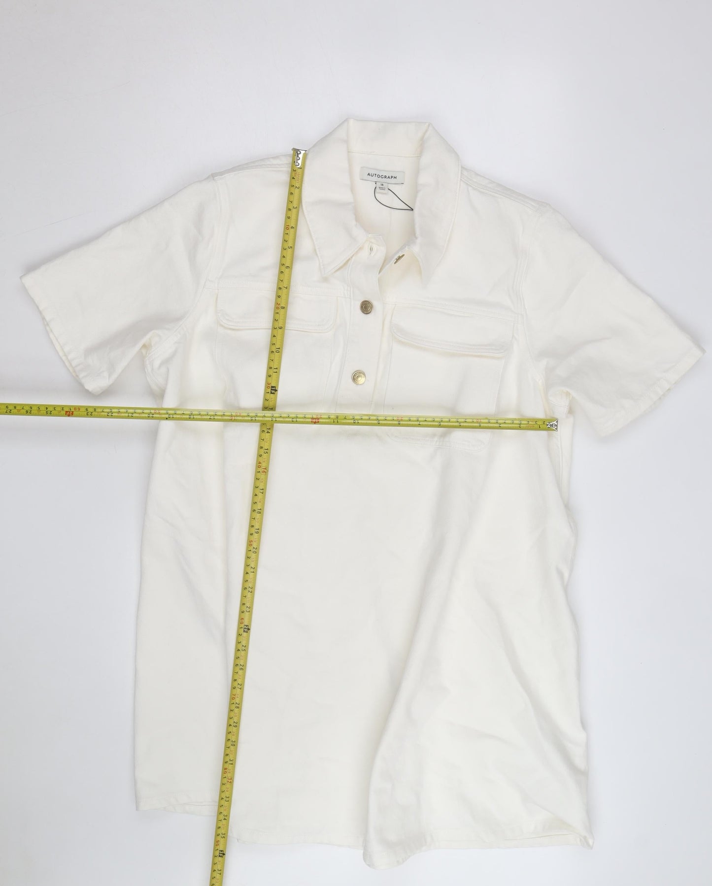 Marks and Spencer Women’s Ivory Size 18 Shirt Dress
