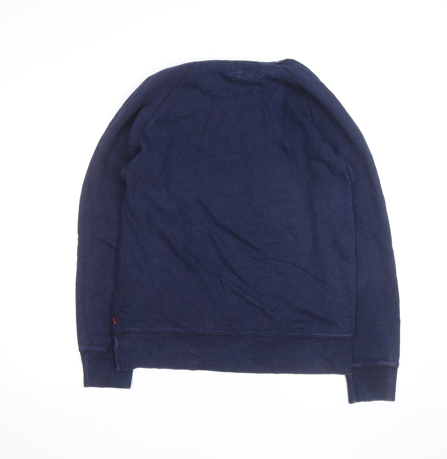 Levi's Men's Blue Cotton Crew Neck Pullover Sweatshirt Size M