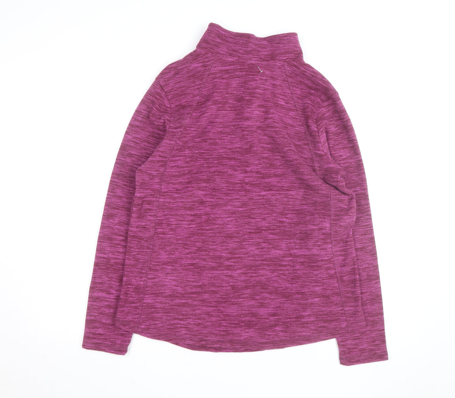 St. John's Bay Women's Purple 1/4 Zip Pullover Sweatshirt Size M