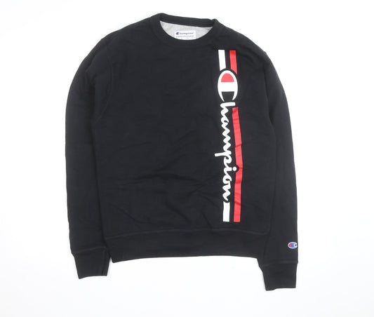 Champion Men's Black L Pullover Crew Neck Sweatshirt