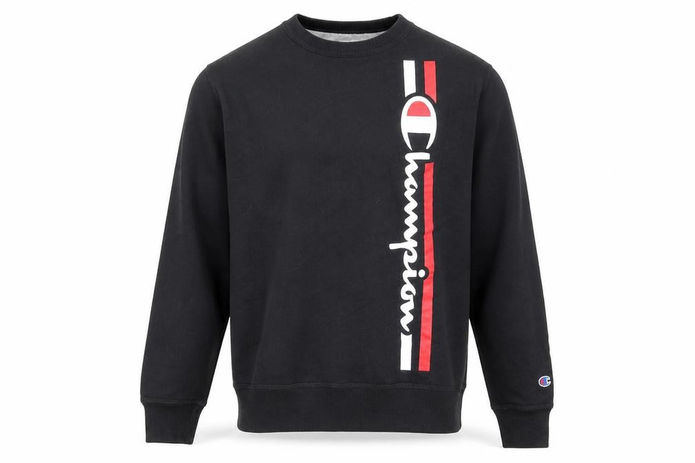 Champion Men's Black L Pullover Crew Neck Sweatshirt