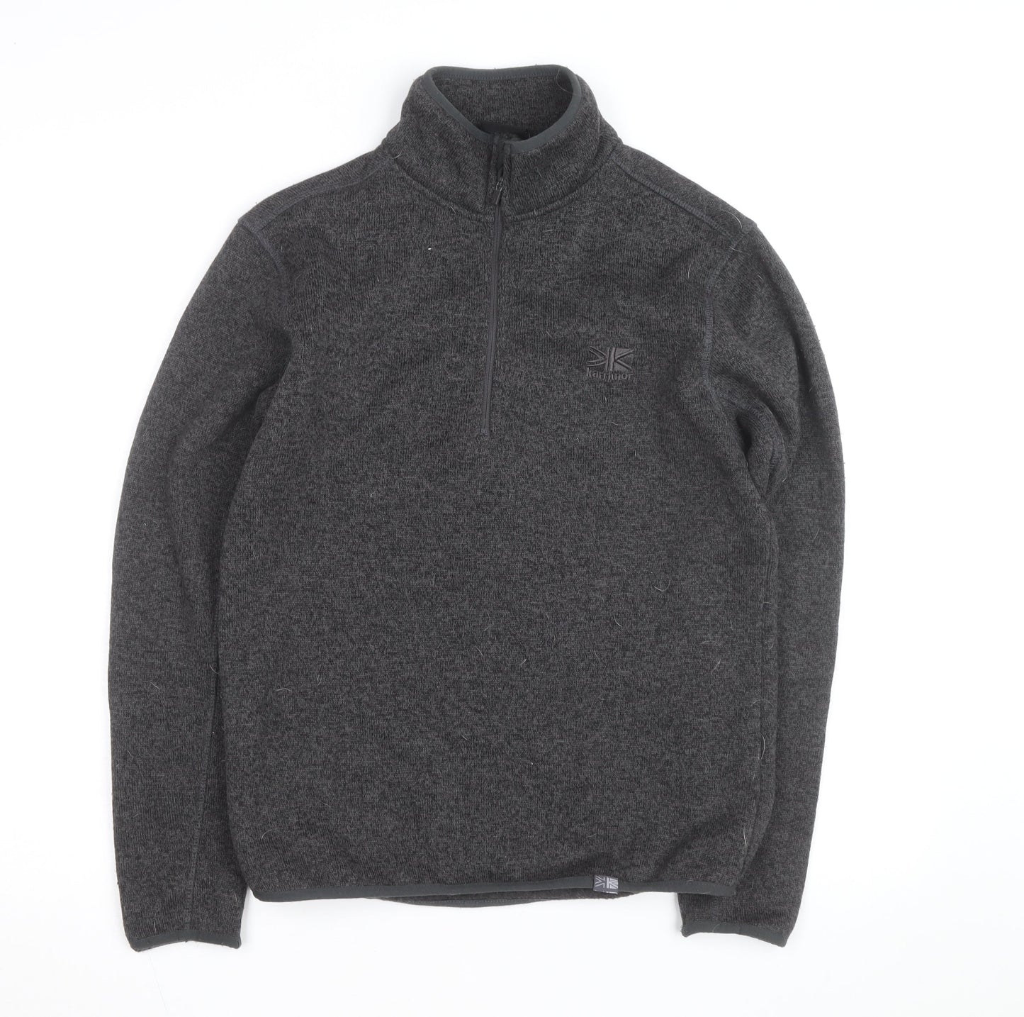 Karrimor Men's Grey XS Fleece 1/4 Zip Pullover Sweatshirt