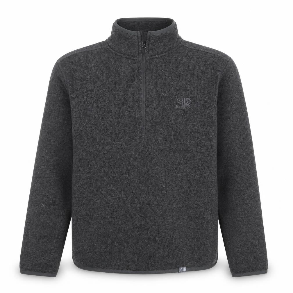 Karrimor Men's Grey XS Fleece 1/4 Zip Pullover Sweatshirt