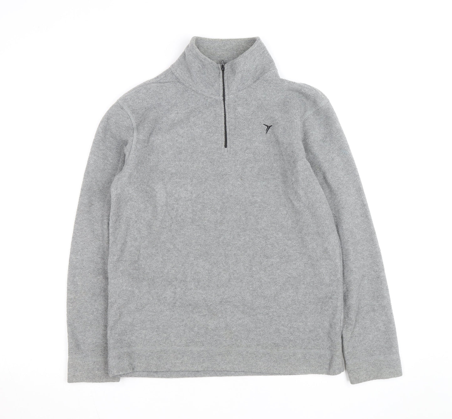 Old Navy Boys Grey Fleece 1/4 Zip Sweatshirt XL (14-16) Regular Fit