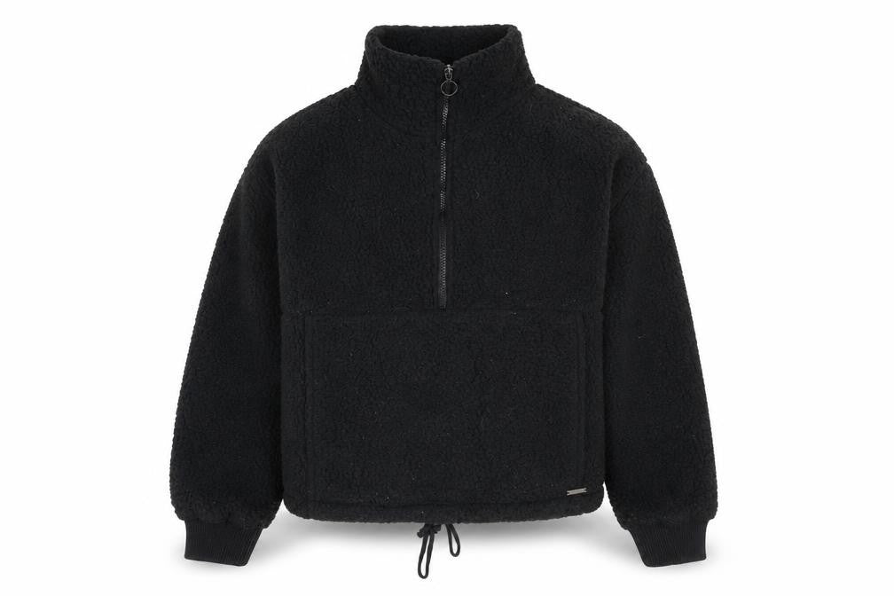 Billabong Men’s Black Fleece Half Zip Pullover Jumper M